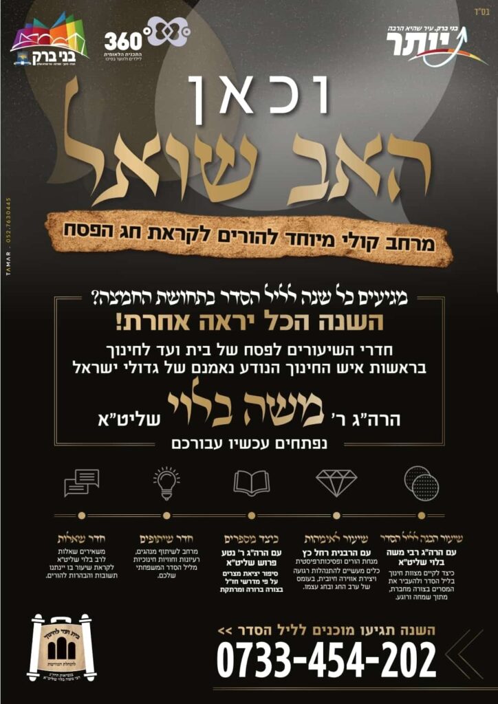 מרחב קולי ייחודי לקראת חג הפסח