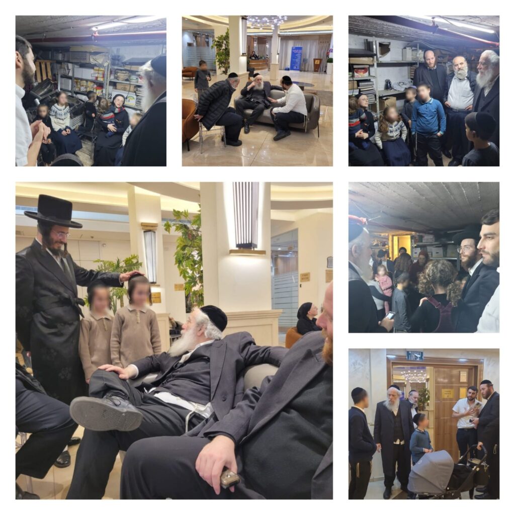 ראש העיר בביקור אצל משפחות המפונים