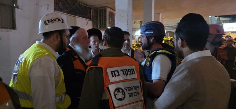 ראש העיר בזירת הנפילה