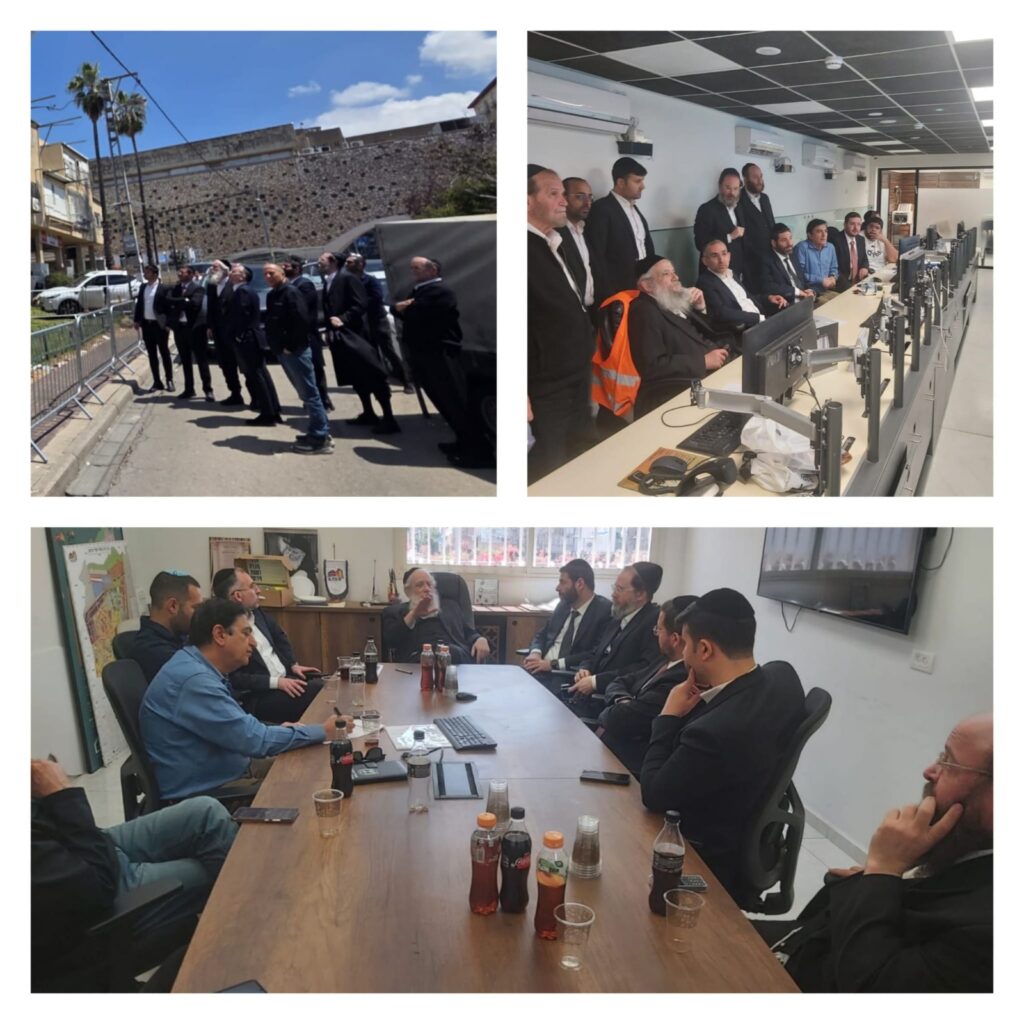 מנכל משרד הפנים בביקור עבודה מקצועי בשלכת ראש העיר | סיור באזור נפילת הטיל | ביקור במוקד רואה