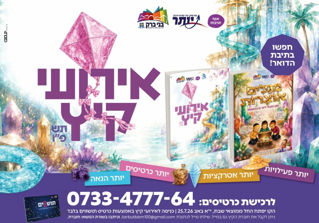 תמונת חוברת אירועי הקיץ שחולק לתושבים